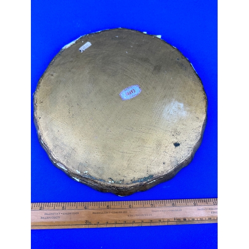 212 - Vintage Wooden Florentine Plate
