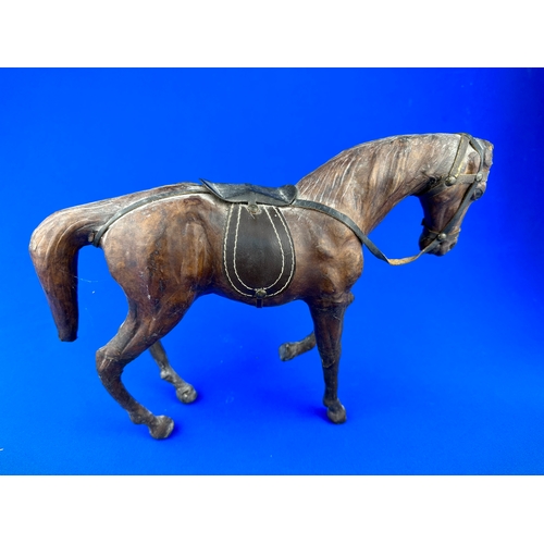 378 - Small Leather Horse