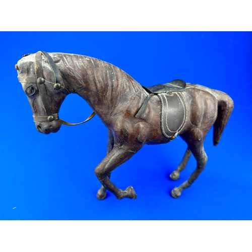 378 - Small Leather Horse