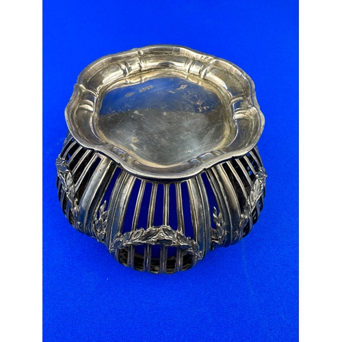 27 - Hallmarked Imported Silver Basket. London 1898 201.75g.