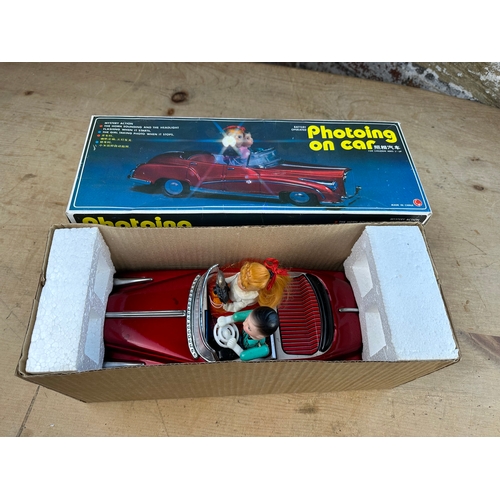 53 - Vintage Chinese Tinplate Toy Car 