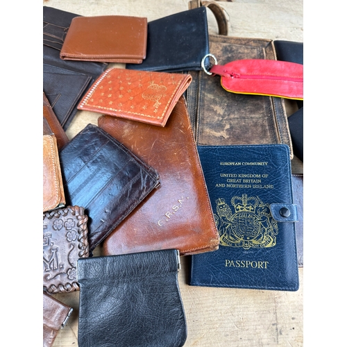 244 - Vintage Leather Wallets & Purses