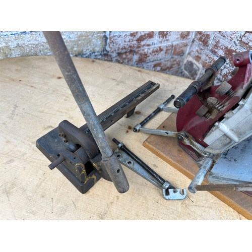 236 - Vintage Adana Five Three Printing Press -a/f & Lead Strip Cutter