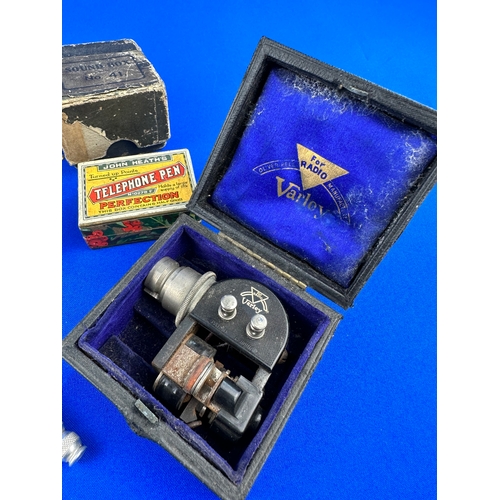 258 - Assorted Small Collectables inc. Razor, Valroy for Radio Equipment etc.