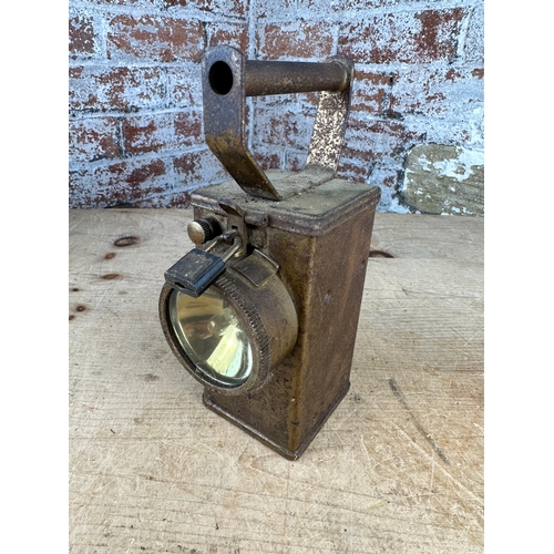 265 - Vintage 1950's Miners Electric Safety Lamp