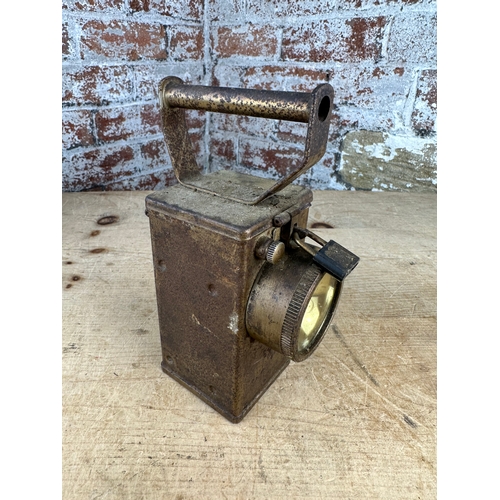 265 - Vintage 1950's Miners Electric Safety Lamp