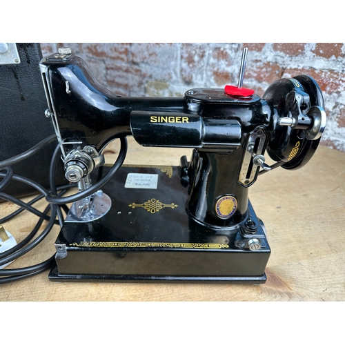 281 - Singer 221K Portable Sewing Machine a/f