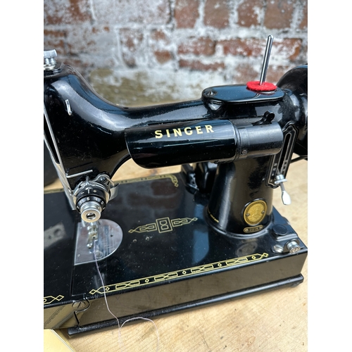 282 - Singer Portable Sewing Machine Model 221k