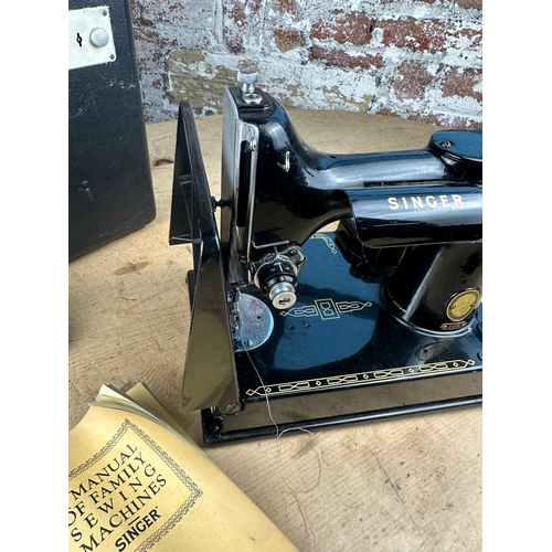 282 - Singer Portable Sewing Machine Model 221k