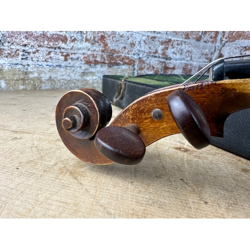 107 - Antique Violin Bearing the Label Nicolaus Amatus Cremone Hieronymi Filii Fecit. An 1651