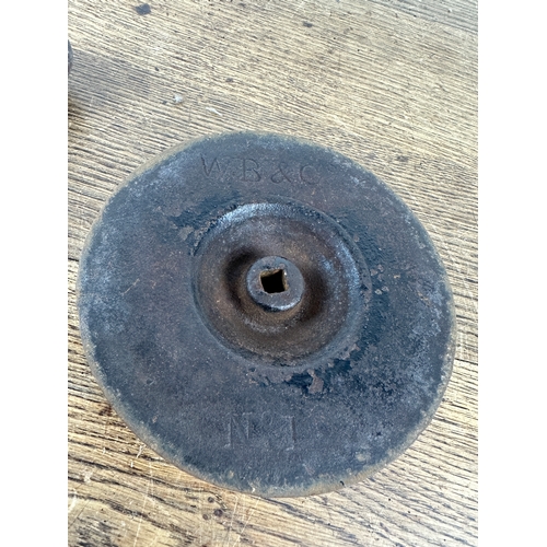 123 - W.B & Co. No.1 Cast Iron Item - Possibly Millners Hat Stand