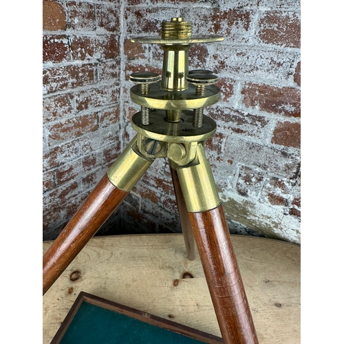 294 - Antique Brass Surveyor's Level by Corey of London - a/f