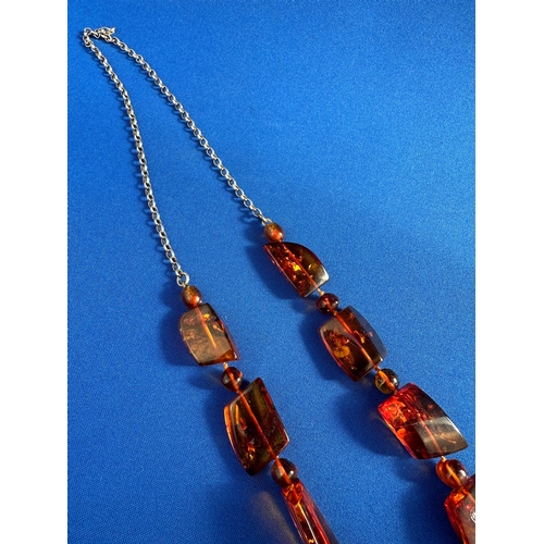 39 - Large Chunky Baltic Amber Necklace