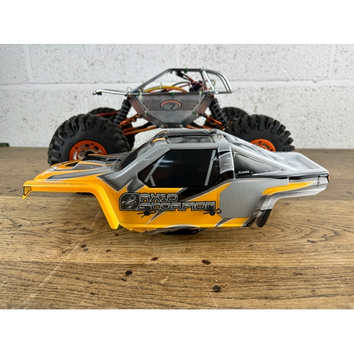 90 - Axial AX10 Scorpion Modified Rock Crawler AC Car fitted with Novak Brushless Crawler Speed Controlle... 