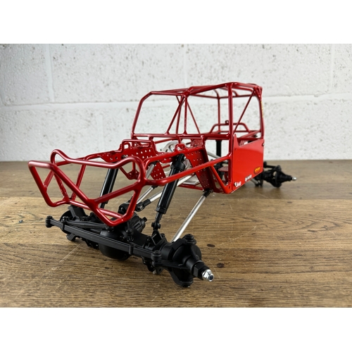 92 - Full Tubular Radio Control Rock Crawler Chassis with Billet Motor Mount and Four Wheel Steer Potenti... 