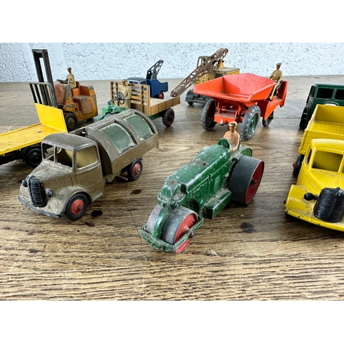 104 - Collection of Early Dinky and Dinky Supertoys Trucks and Construction Vehicles.  Some Playworn and P... 