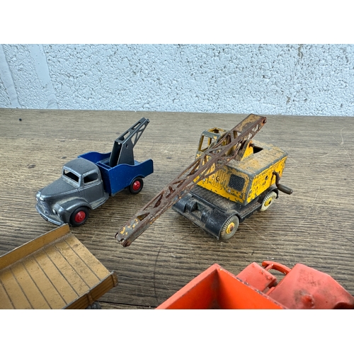 104 - Collection of Early Dinky and Dinky Supertoys Trucks and Construction Vehicles.  Some Playworn and P... 