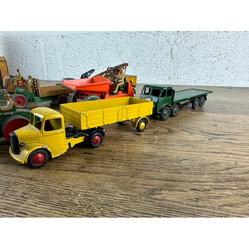 104 - Collection of Early Dinky and Dinky Supertoys Trucks and Construction Vehicles.  Some Playworn and P... 