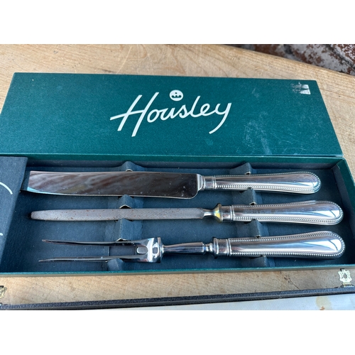 201 - Two Quality Carving Sets