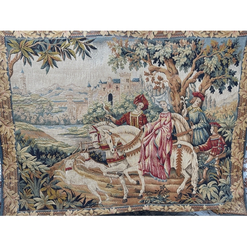 342A - The Royal Hunt Wall Hanging Tapestry by Marc Waymel