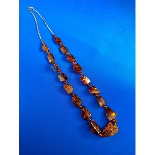 22 - Large Chunky Baltic Amber Necklace