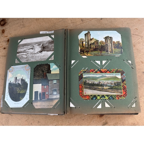 131 - Postcard Album Containing Antique & Later Postcards