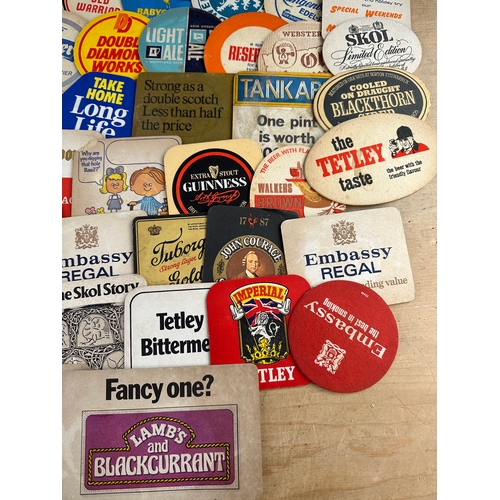 126 - 50 Vintage Beer Mats