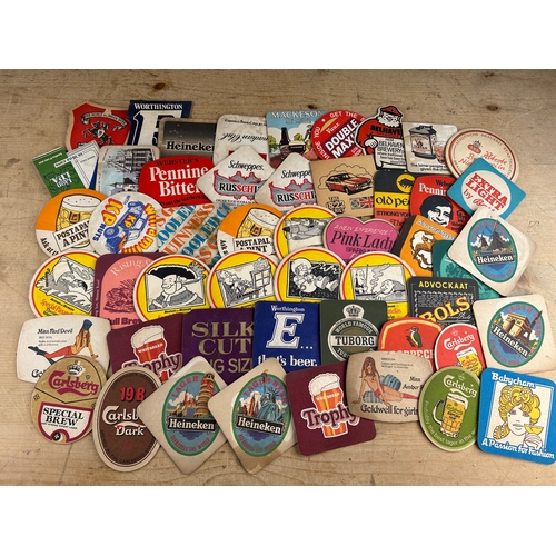 127 - 50 Vintage Beer Mats