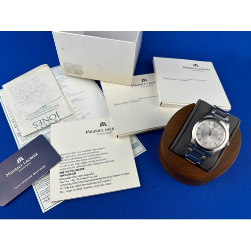 44 - Gents Maurice Lacroix Watch with Paperwork