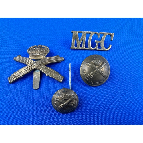 109 - Machine Gun Regiment Cap Badges & Buttons