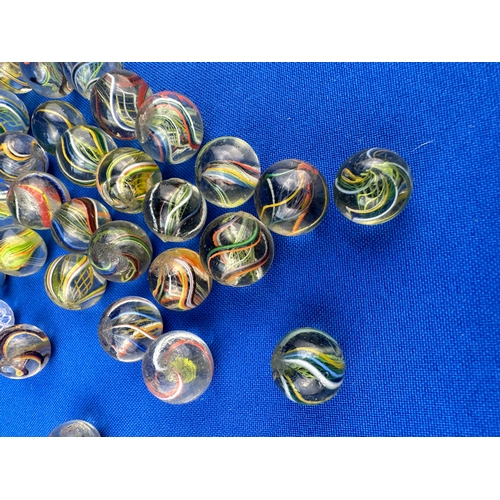 52 - Tin of Antique Marbles