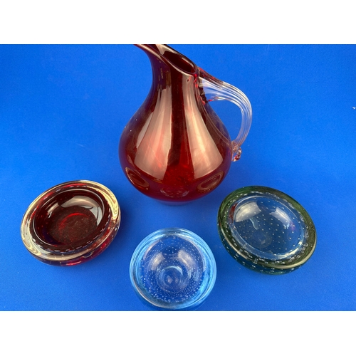 159 - Mid Century Art Glass Items including Whitefriars