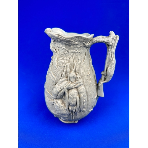 178 - Victorian Relief Moulded Jug in the Enville Design by Edward & William Walley.