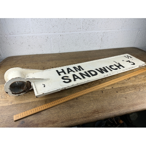 193 - The Infamous Ham Sandwich Double Sided Waymaker Sign