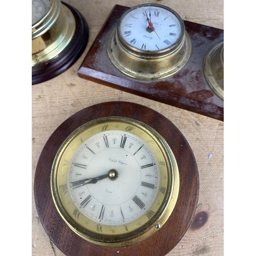 79 - Ships Style Clocks & Barometers