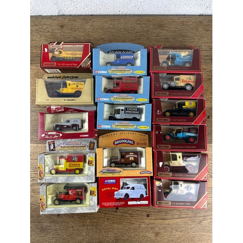 63 - 15 Matchbox Models of Yesteryear and Corgi Motoring Memories Collectable Vehicles