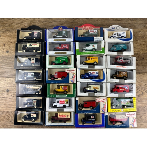 65 - 28 Lledo Collectable Promotional Advertising Vehicles inc. Guiness, Pepsi-Cola, Rupert Bear etc.