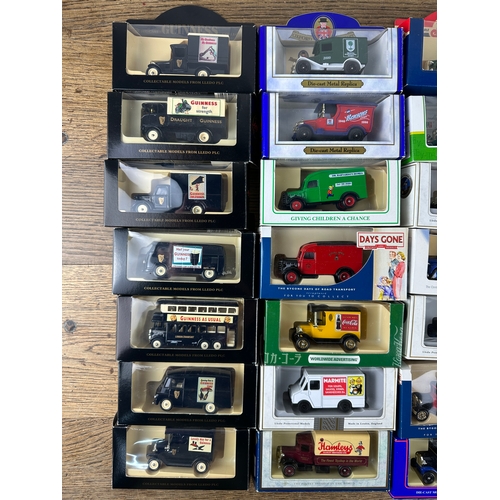 65 - 28 Lledo Collectable Promotional Advertising Vehicles inc. Guiness, Pepsi-Cola, Rupert Bear etc.