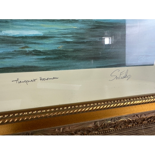 286 - 'Salvation' Artist Signed Limited Print of Carpathia Rescuing Survivors of the Titanic Disaster - Si... 