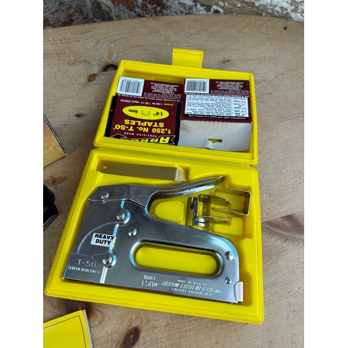 360 - Stanley Plane & Heavy Duty Staple Gun