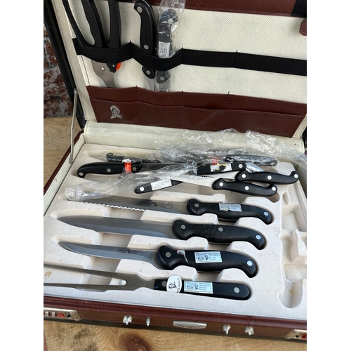 375 - Part Set of Kitchen / Chefs Knives