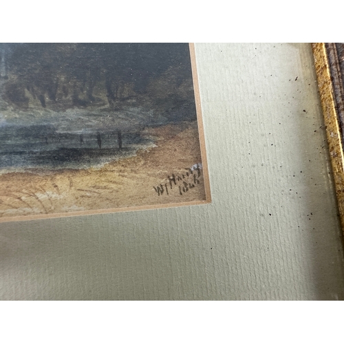 296 - Artist Signed Antique Watercolour.  Possibly Warwick Castle.  signed and Dated to Lower Right - Meas... 