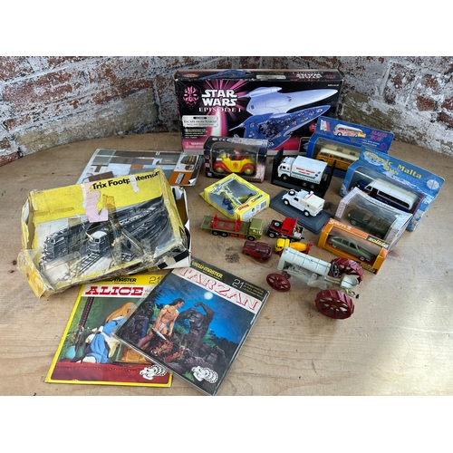 69 - Vintage Toys, Diecast Cars, Viewmaster Reels & Train.