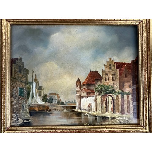 295 - Delightfully Framed Oil with Artist Signature to the Bottom Right - Frame measures 42 x 36cm