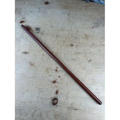 148 - Military Leather Bound Swagger Stick