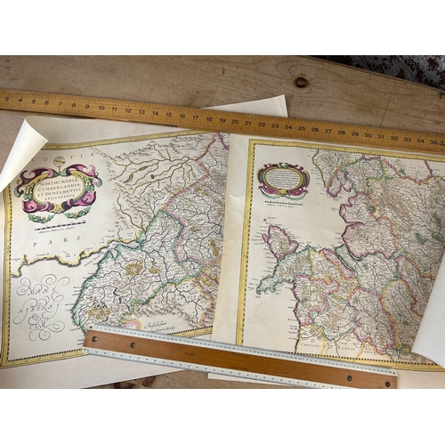 150 - 2 Facsimile Antique Maps