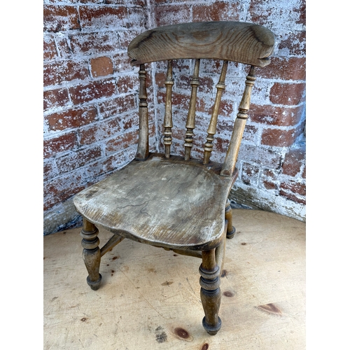 397 - Low Vintage Windsor Made Chair