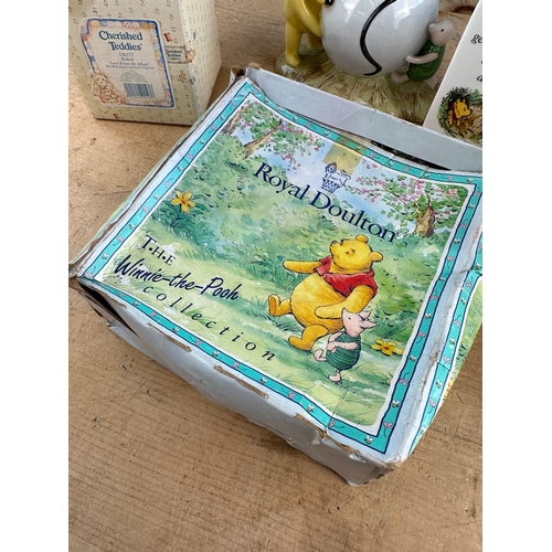 204 - Nursery Rhyme & Christening Collectables including Winnie The Pooh etc.