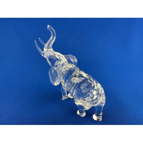 256 - Swarovski Crystal Mother Elephant 678945 Boxed