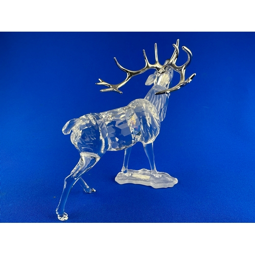 259 - Swarovski Crystal Rare Encounters Stag 291431, Boxed with COA